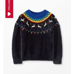 HANNA ANDERSSON VERY MERRY FESTIVE FAIRISLE PULLOVER SWEATER US 12 $68